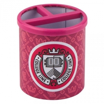 Круглий склянка-підставка для канцтоварів Kite College Line (K19-106-01) - Pampik