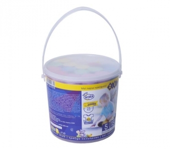 Мел цветной ZiBi Jumbo Baby Line, в ведре, 15 шт. (ZB.6711-99) - Pampik