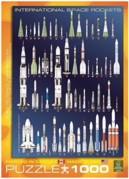 

Пазл EuroGraphics Космические ракеты, 1000 элементов (6000-1015)