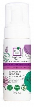 Ніжна пінка для інтимної гігієни EcoKrasa, з маслом шипшини, чіа і алое, 150 мл - Pampik