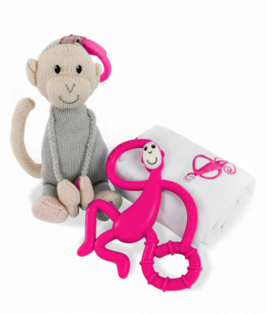 Подарунковий набір Matchistick Monkey Pink, рожевий (MM-TGP-003) - Pampik - 3