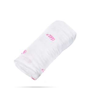 Набор пеленок Matchistick Monkey, из 100% органического хлопка Muslin, 70х70 см, розовый, 3 шт. (MM-LOCM-003) - Pampik - 4