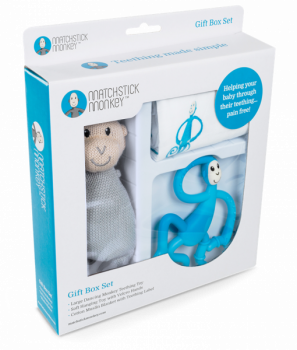 Подарунковий набір Matchistick Monkey Blue, блакитний (MM-TGP-002) - Pampik