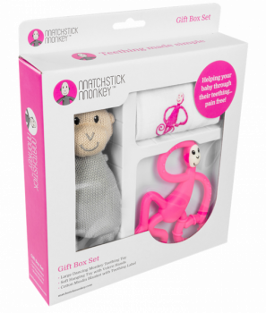 Подарунковий набір Matchistick Monkey Pink, рожевий (MM-TGP-003) - Pampik