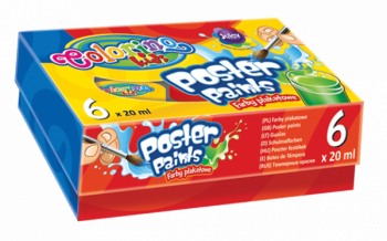 Гуаш Colorino Стандарт, 6 кольорів (13178PTR) - Pampik