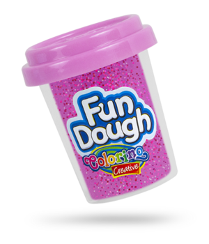 Масса для лепки Colorino Пастель Glitter, 4 цвета (34326PTR) - Pampik - 6