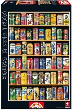 Пазл Educa Жестянки, 1500 элементов (EDU-14446) - Pampik
