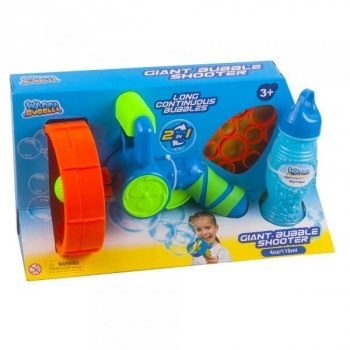 Мильні бульбашки Wanna Bubbles Бластер 2 в 1, синій, 118 мл (BB014-1) - Pampik