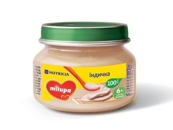 М'ясне пюре Milupa Індичка, 80 г - Pampik - 2