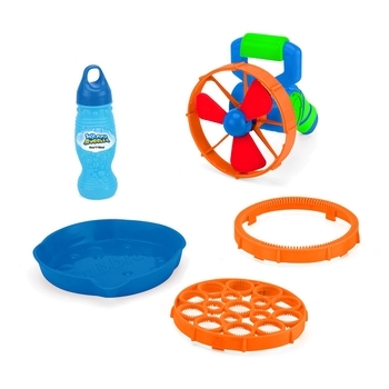 Мильні бульбашки Wanna Bubbles Бластер 2 в 1, синій, 118 мл (BB014-1) - Pampik - 2