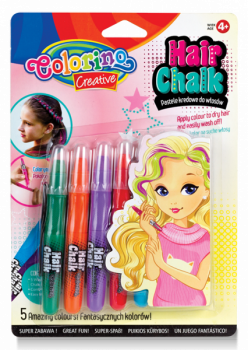 Мел для волос Colorino Стандарт, 5 цветов (68659PTR) - Pampik