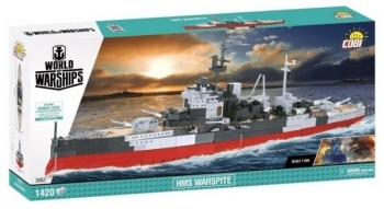 

Конструктор Cobi World Of Warships Корабль Его Величества Уорспайт, 1400 деталей (COBI-3082