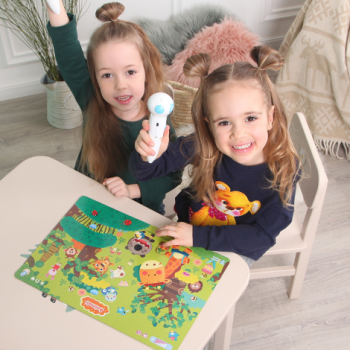 Борд интерактивный Smart Koala Карта мира, Части тела, Цифры, Транспорт, Животные (SKSAB5IN1) - Pampik - 6