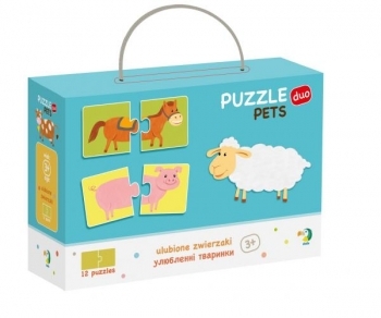 Пазл DoDo Duo Любимые животные, 24 шт. (300115) - Pampik