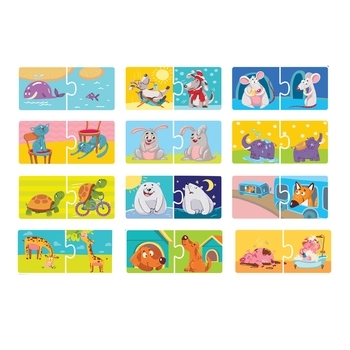 Пазл DoDo Duo Протилежності, 24 шт. (300151) - Pampik - 2