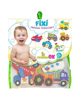 Набір для купання KinderenOK Fixi Перший транспорт - Pampik