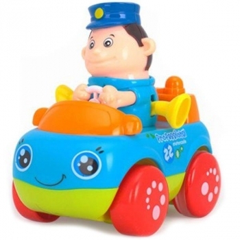 

Рабочая машинка Huile Toys Полицейский (356C, Голубой