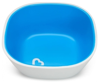 Набір тарілок Munchkin Splash Bowls, 2 шт., Зелений з блакитним (46725.01) - Pampik - 2