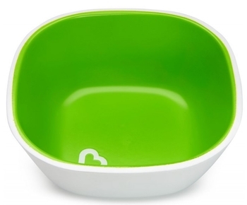 Набір тарілок Munchkin Splash Bowls, 2 шт., Зелений з блакитним (46725.01) - Pampik - 4