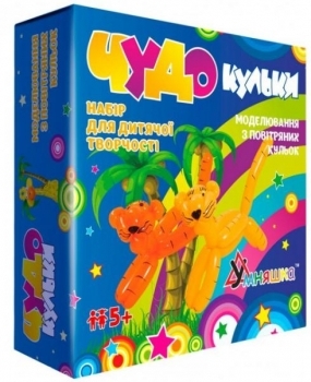 Набір для творчості Умняшка Чудо-кульки, синій (Ш 1,2,3) - Pampik