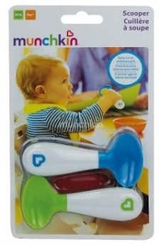 Набір ложок Munchkin Scooper Spoons, 2 шт., блакитний з зеленим (012373.01) - Pampik