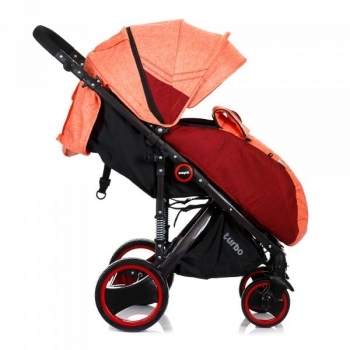 Прогулочная коляска Babyhit Turbo Coral, оранжевый (71 234) - Pampik - 6