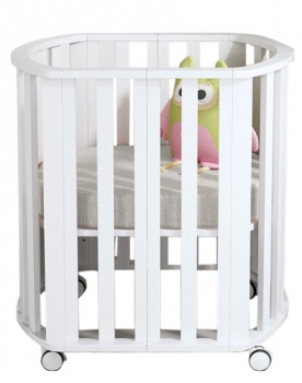 Кроватка-трансформер 3 в 1 Trama Transformer, белый (8312620) - Pampik - 2