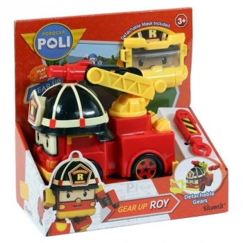 Машинка Robocar Poli Рой з аксесуарами (83394) - Pampik