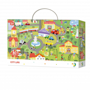 Пазл DoDo Городская жизнь, 80 шт. (300135) - Pampik - 2
