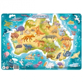 Пазл DoDo Австралія з рамкою, 53 шт. (R300179) - Pampik
