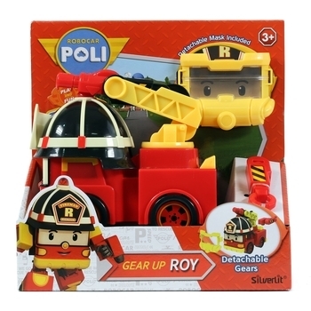 Машинка Robocar Poli Рой з аксесуарами (83394) - Pampik - 3