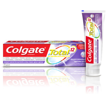 Зубная паста ColgateTotal 12 Pro-Здоровье десен, 75 мл - Pampik