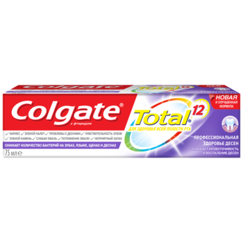 Зубная паста ColgateTotal 12 Pro-Здоровье десен, 75 мл - Pampik - 2