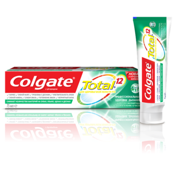 Зубна паста Colgate Total 12 Pro-Здорове Дихання, 75 мл - Pampik