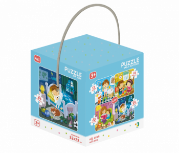 Пазл DoDo 4 в 1 Мой день (300130) - Pampik