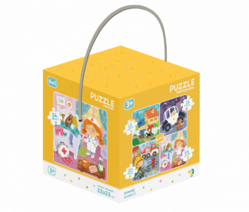 Пазл DoDo 4 в 1 Професії (300131) - Pampik