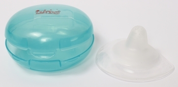 Накладки для груди Lindo, силиконовые, в контейнере, бирюзовый (Li 802 зел) - Pampik - 5