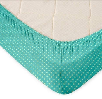 Простирадло на резинці Cosas Преміум, 120х60 см, м'ятний - Pampik - 3