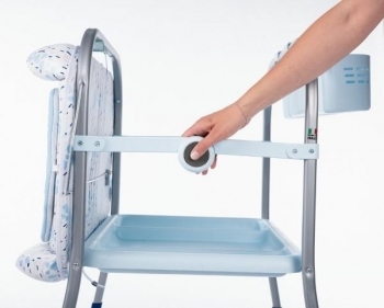 Пеленальний столик Chicco Cuddle&Bubble з ванночкою, блакитний (79348.86) - Pampik - 5