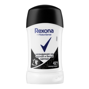 Дезодорант-антиперспірант Rexona Невидимий на чорному і білому, 40 мл - Pampik