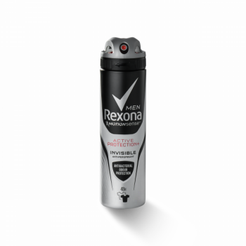 Дезодорант-антиперспірант Rexona Men Антибактеріальний і Невидимий на чорному та білому, 150 мл - Pampik - 3