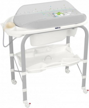 Сповивальний столик CAM Cambio, з ванночкою, сірий (C209-C242) - Pampik