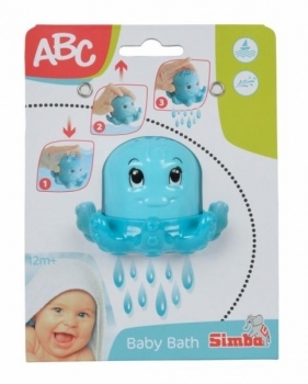 Іграшка для ванни Simba Восьминіг, блакитний, 10 см (4010023) - Pampik