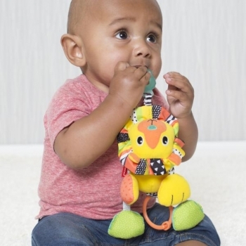 Игрушка-подвеска с прорезывателем Infantino Львенок (216184I) - Pampik - 5