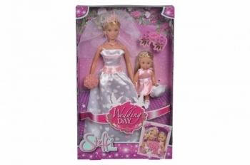 Кукольный набор Simba Штеффи и Эви Невеста и ее подружка (5733334) - Pampik