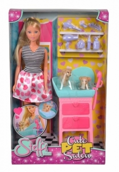 Кукольный набор Simba Штеффи Салон красоты Стильные любимцы (5733266) - Pampik