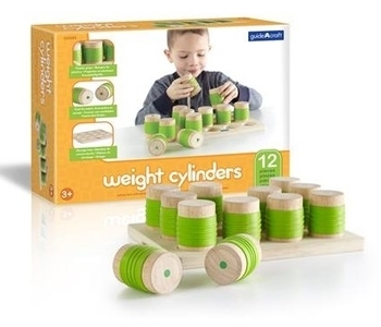 Игра Guidecraft Manipulatives Вес и цилиндры (G5085) - Pampik - 3