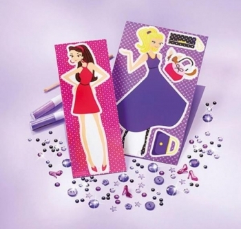 Набор для творчества Totum Бриллиантовая аппликация, Мода (021129) - Pampik - 2