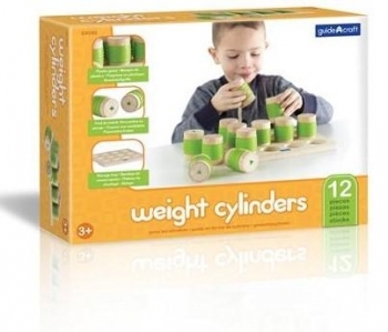 Игра Guidecraft Manipulatives Вес и цилиндры (G5085) - Pampik