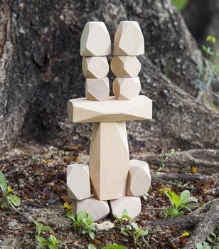 Набір дерев'яних блоків Guidecraft Natural Play Стоунхендж (G6772) - Pampik - 2